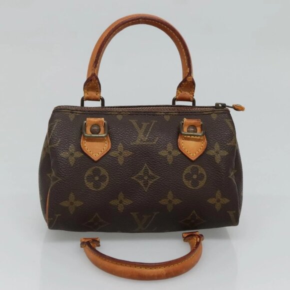 LOUIS VUITTON Monogram Mini Speedy Hand Bag M41534 LV Auth hk2286 - Picture 11 of 13